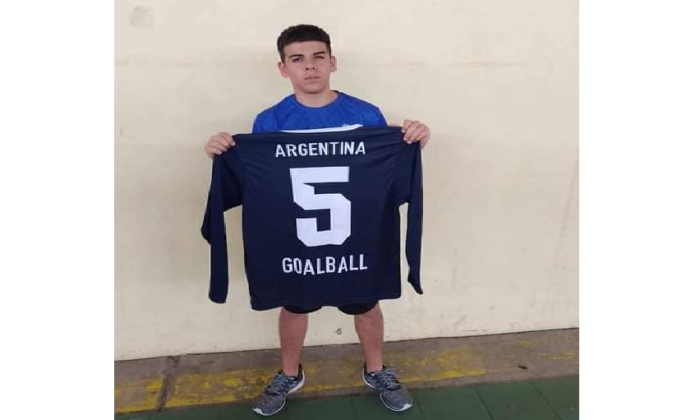 El varelense Alexis Chiacchio concentró con la selección nacional de Goalball